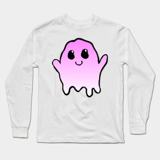 ghosty dude - pink Long Sleeve T-Shirt